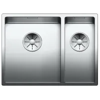 Кухонная мойка BLANCO CLARON 340/180-U 521609 нерж. сталь Кухонная мойка BLANCO CLARON 340/180-U 521609 нерж. сталь