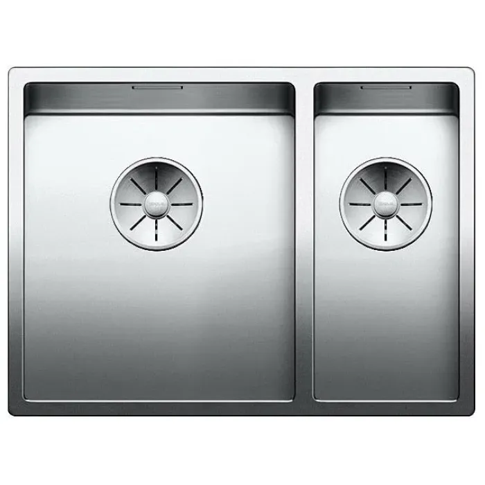 Кухонная мойка BLANCO CLARON 340/180-U 521609 нерж. сталь Кухонная мойка BLANCO CLARON 340/180-U 521609 нерж. сталь