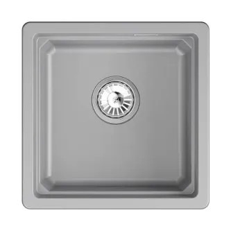 Кухонная мойка GRANULA KS-4501iU алюминиум Кухонная мойка GRANULA KS-4501iU алюминиум