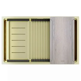 Кухонная мойка PAULMARK NEXT-MULTI SINK PM787445-LG Кухонная мойка PAULMARK NEXT-MULTI SINK PM787445-LG