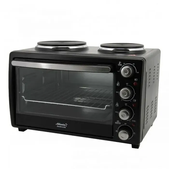 Мини-печь ATLANTA ATH-1410 black