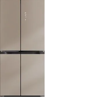 Холодильник LEX LCD450 Brown satin Cross Door