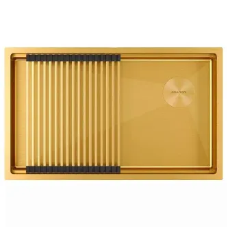 Кухонная мойка PAULMARK NEXT-PRO PM707445-BG Кухонная мойка PAULMARK NEXT-PRO PM707445-BG
