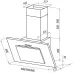 Вытяжка MAUNFELD tower g 90 black Вытяжка MAUNFELD tower g 90 black