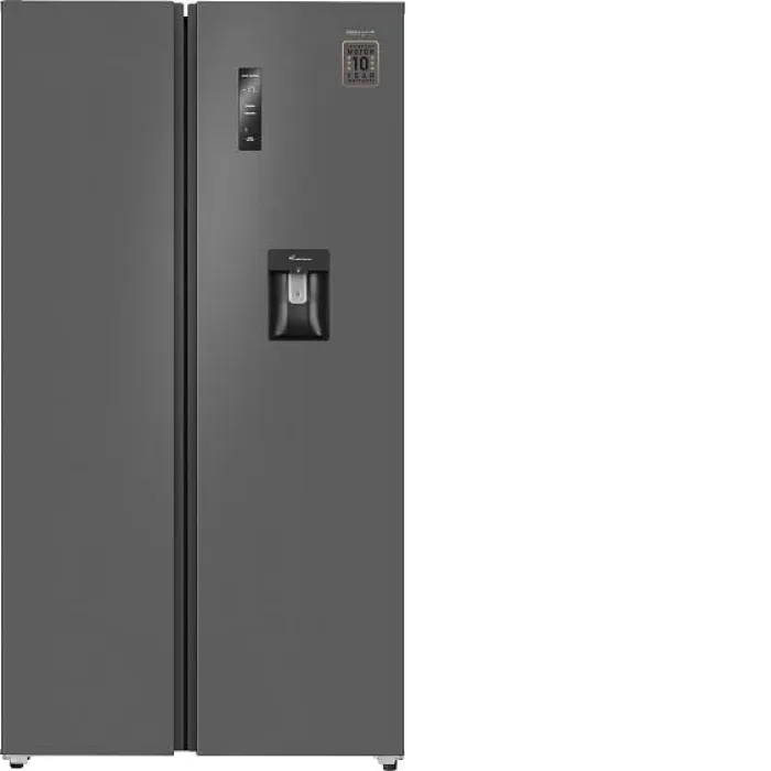Холодильник WEISSGAUFF WSBS 590 Inverter NoFrost Water Dispenser Grey