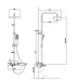 Душевая система OULIN OL-HT-2307 Душевая система OULIN OL-HT-2307