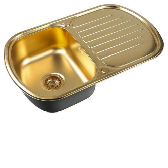 Кухонная мойка ZORG INOX PVD SZR 7749 бронза