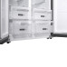 Холодильник WEISSGAUFF WSBS 600 NoFrost Inverter Dark Grey Glass
