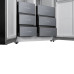 Холодильник WEISSGAUFF WSBS 590 NoFrost Inverter Premium Inox Glass Холодильник WEISSGAUFF WSBS 590 NoFrost Inverter Premium Inox Glass