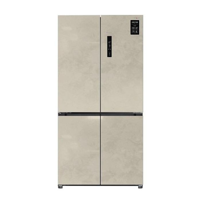 Холодильник TESLER RCD-547BI MARBLE BEIGE Холодильник TESLER RCD-547BI MARBLE BEIGE