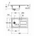 Кухонная мойка GROHE K400 31566SD0