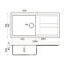 Кухонная мойка OMOIKIRI Kitagawa 100-WG (4993251)