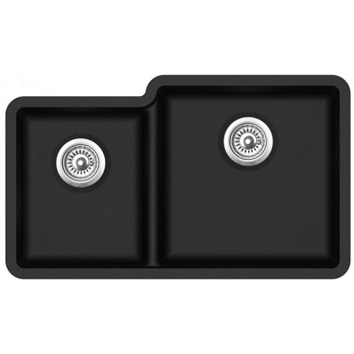 Кухонная мойка AQUASANITA Arca SQA230RW (black metallic 601) Кухонная мойка AQUASANITA Arca SQA230RW (black metallic 601)