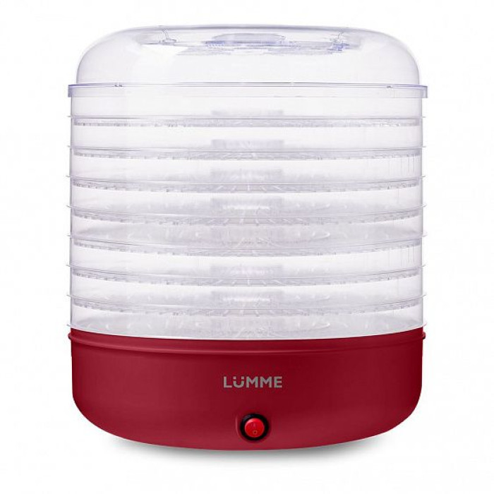 Сушилка для овощей LUMME LFD-108PP бордовый гранат Сушилка для овощей LUMME LFD-108PP бордовый гранат