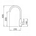 Смеситель ELLECI Adige K96 White Смеситель ELLECI Adige K96 White