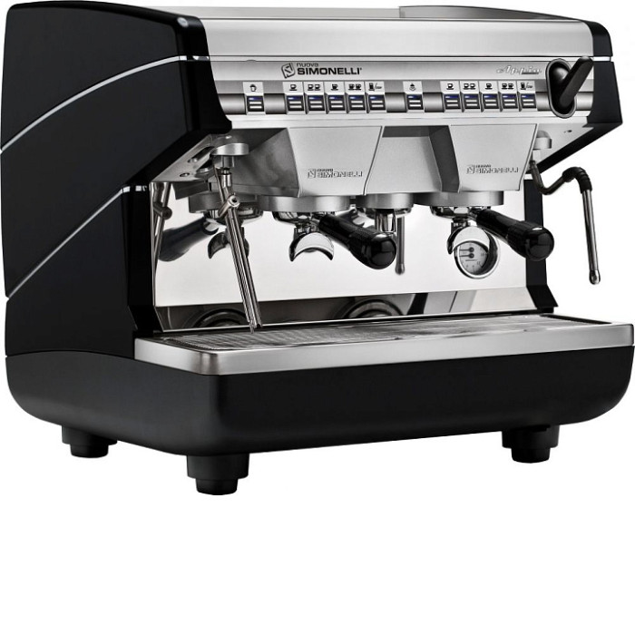 Кофемашина NUOVA SIMONELLI Appia II Compact 2Gr V black (высокие группы) Кофемашина NUOVA SIMONELLI Appia II Compact 2Gr V black (высокие группы)