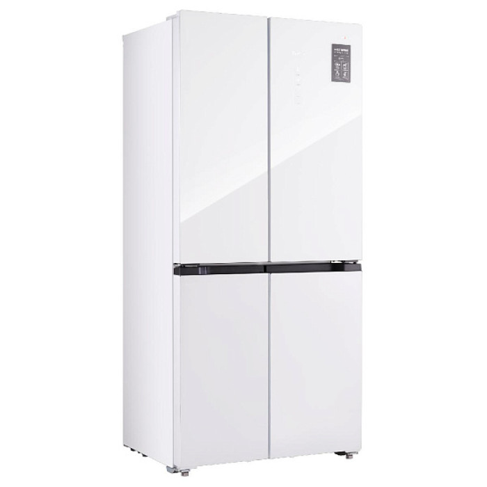 Холодильник TESLER RCD-482I WHITE GLASS Холодильник TESLER RCD-482I WHITE GLASS