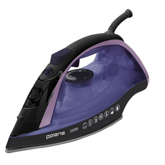 Утюг POLARIS PIR 2668AK черный/фиолетовый Утюг POLARIS PIR 2668AK черный/фиолетовый