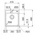 Кухонная мойка FRANKE BCX 610-42 TL стоп-вентиль 101.0689.880