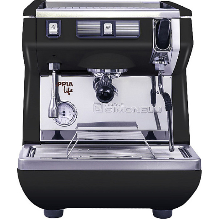 Кофемашина NUOVA SIMONELLI APPIA LIFE 1 GR S black высокие группы
