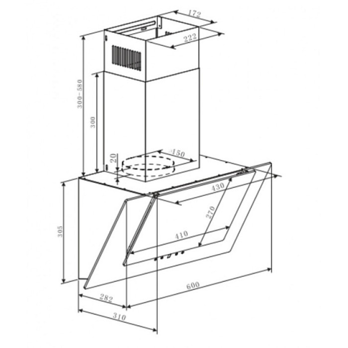 Вытяжка SCHAUB LORENZ SLD DY5127 Вытяжка SCHAUB LORENZ SLD DY5127