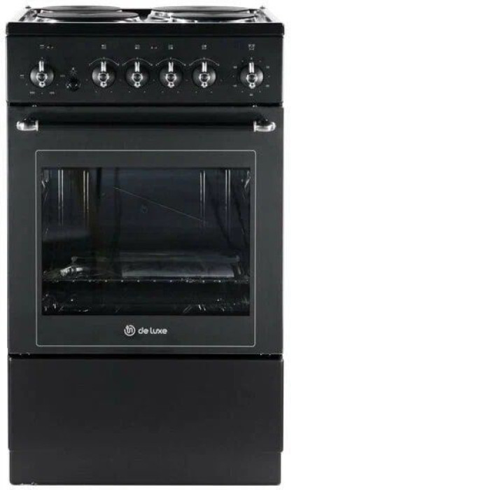 Плита DELUXE 5004.16э-025 черный матовый