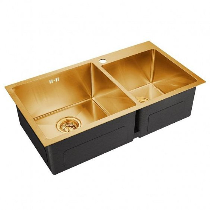 Кухонная мойка EMAR EMB-210 PVD Nano Golden Кухонная мойка EMAR EMB-210 PVD Nano Golden