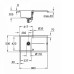 Кухонная мойка GROHE K400 черный гранит 31640AP0 Кухонная мойка GROHE K400 черный гранит 31640AP0