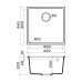 Кухонная мойка OMOIKIRI Bosen 44-U-ES (4997206) Кухонная мойка OMOIKIRI Bosen 44-U-ES (4997206)