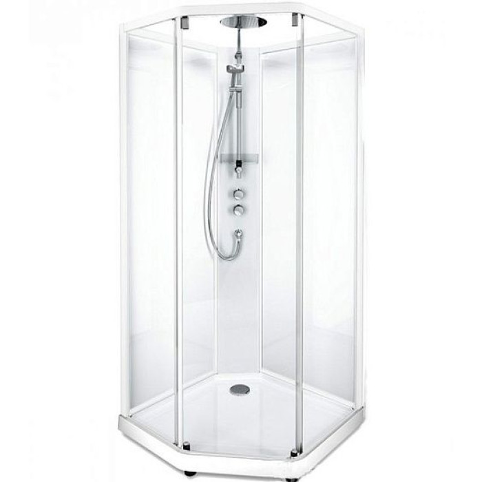Душевая кабина IDO Showerama 10-5 Comfort 90х90 белый/прозрачное стекло (131.401.201.301) Душевая кабина IDO Showerama 10-5 Comfort 90х90 белый/прозрачное стекло (131.401.201.301)