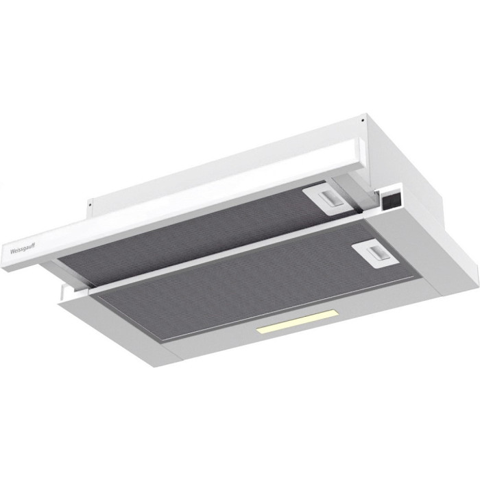 Вытяжка WEISSGAUFF Hide 600 White Glass Вытяжка WEISSGAUFF Hide 600 White Glass