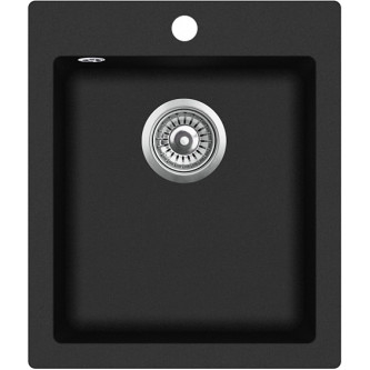 Кухонная мойка AQUASANITA Simplex SQS100W (black metallic 601)