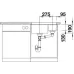 Кухонная мойка BLANCO SUBLINE 340/160-U SILGRANIT 523552 белый