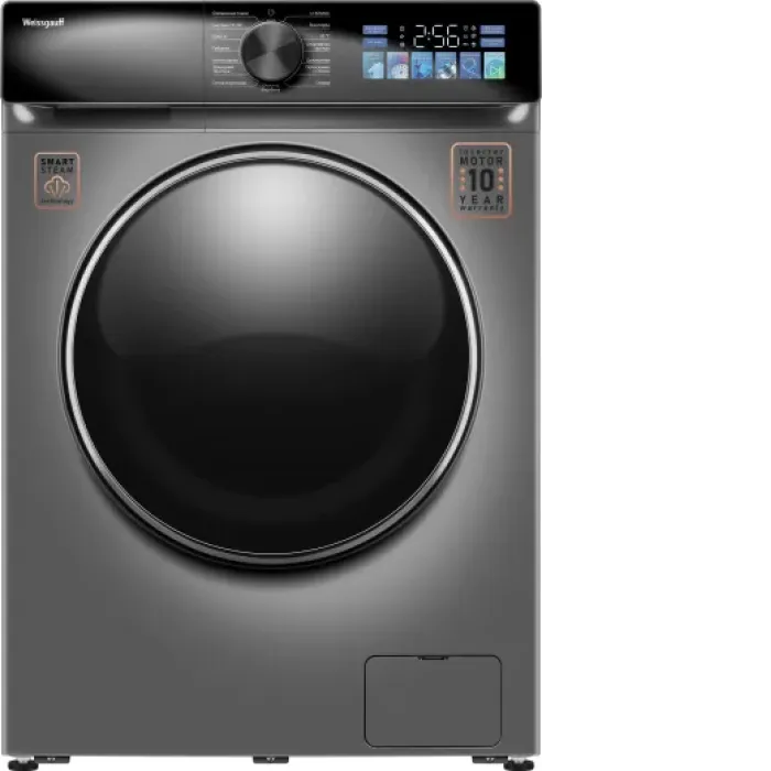 Стиральная машина WEISSGAUFF WM 56411 Color Touch Inverter Steam Dark Grey