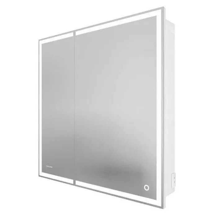 Шкаф-зеркало GROSSMAN МЕРКАДО 80 см с LED подсветкой 208010