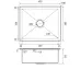 Кухонная мойка GRANFEST METAL 4538 inox