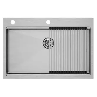 Кухонная мойка PAULMARK KRONER-PRO PM707551-BS
