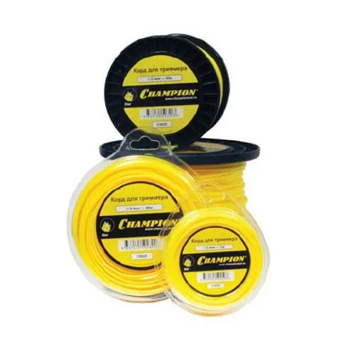 Леска триммерная CHAMPION star pro 2.0мм *15м (звезда)