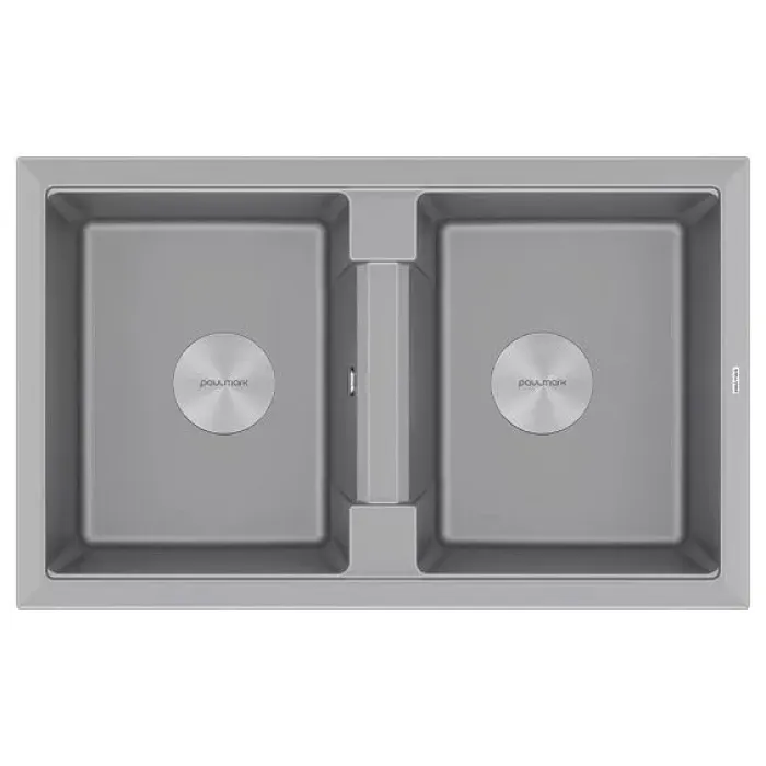 Кухонная мойка PAULMARK Tandem PM238150-GRM Кухонная мойка PAULMARK Tandem PM238150-GRM