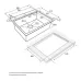 Кухонная мойка PAULMARK Brim-PRO PM705951-BS Кухонная мойка PAULMARK Brim-PRO PM705951-BS