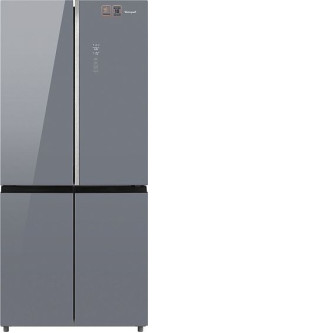 Холодильник WEISSGAUFF WCD 590 NoFrost Inverter Premium EcoFresh Dark Grey Glass Холодильник WEISSGAUFF WCD 590 NoFrost Inverter Premium EcoFresh Dark Grey Glass