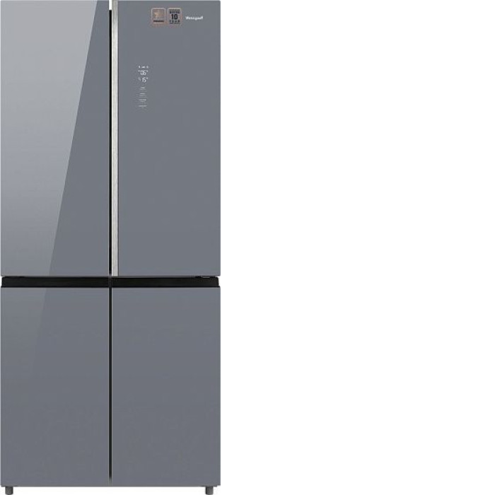 Холодильник WEISSGAUFF WCD 590 NoFrost Inverter Premium EcoFresh Dark Grey Glass Холодильник WEISSGAUFF WCD 590 NoFrost Inverter Premium EcoFresh Dark Grey Glass