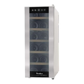 Винный шкаф TESLER WCV-125 SILVER