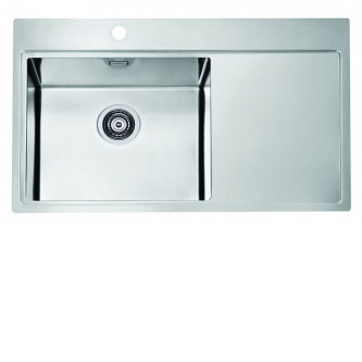 Кухонная мойка ALVEUS Pure 50 L KMB-90 1103652 (в комплекте с сифоном 1127252)