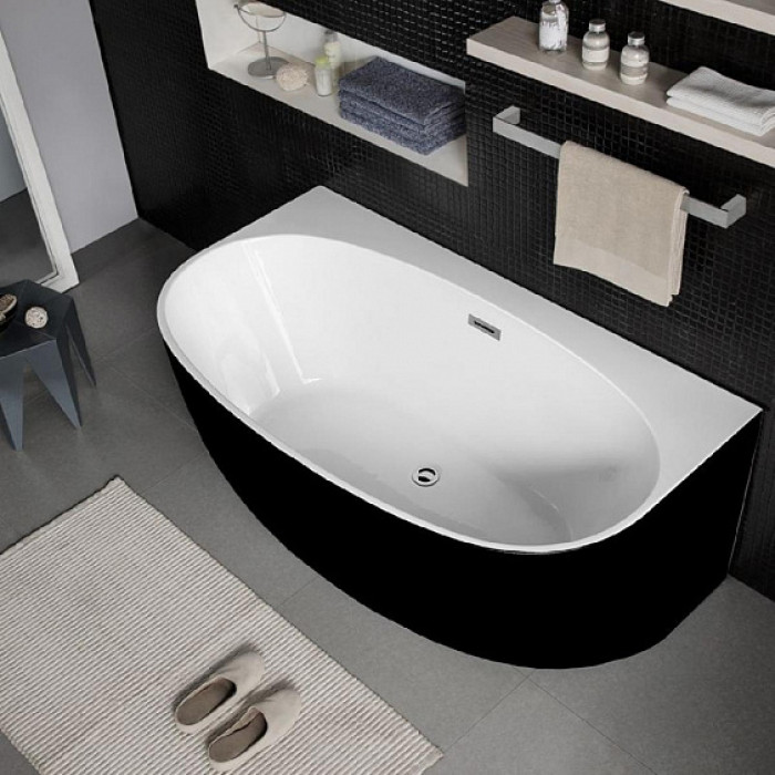 Ванна FRANK F6163 White+Black Ванна FRANK F6163 White+Black