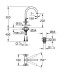 Смеситель для раковины GROHE DN 15 L-SIZE GROHE ATRIO 21019003