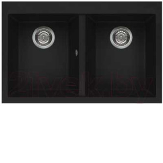 Кухонная мойка ELLECI Quadra 350 Black K86