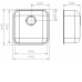 Кухонная мойка REGINOX ib 40x40 l lux