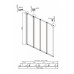 Шторка для ванны AMBASSADOR Bath Screens 16041111L Шторка для ванны AMBASSADOR Bath Screens 16041111L