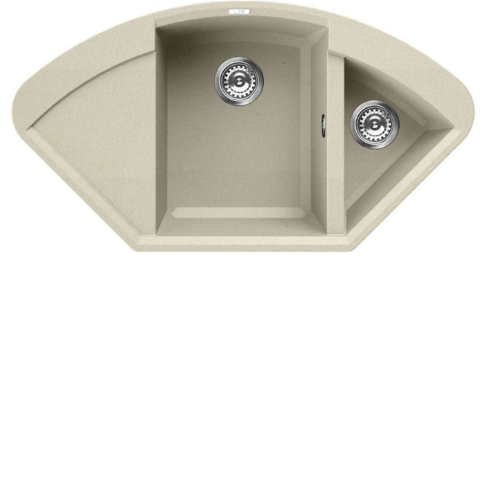 Мойка кухонная Elleci EASY CORNER granitek 62 Bianco Antico